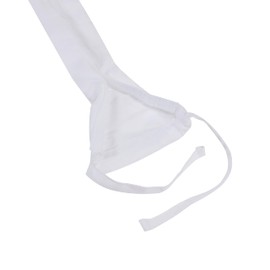 Aspen Creative 15012-11A, 4' White Faux Silk Fabric Cord & Chain Cover, Easy to Install for Lighting Fixture, Cable Management, Lamp Wire Cover