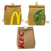 McDonalds Backpack Bag Funny Lightweight Knapsack Crossbody Shoulder Bag for