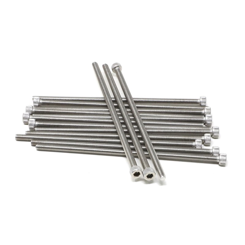 iexcell 15 Pcs M5 x 130mm Thread Pitch 0.8 mm