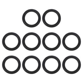 PATIKIL 10pcs Tri Clamps Gasket, 50.5mm OD 35.6mm ID Sanitary TC Tri Clamps Gasket Tri Pipe Rubber Ferrule Washers Tube Fittings O Ring Seal Gaskets for Dairy Brewing Winery Equipment