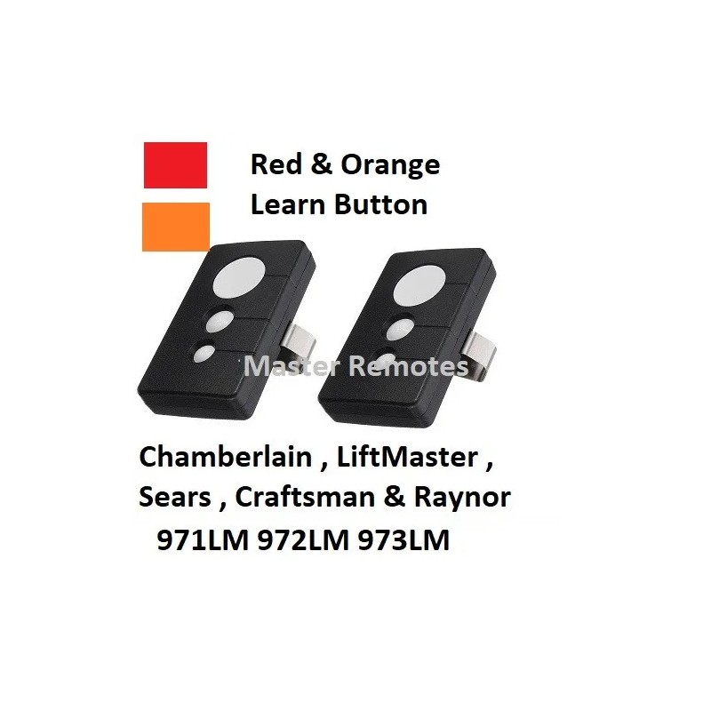 Craftsman,Sears 2 for Sears Craftsman 139.53681B Garage Door Opener Remote