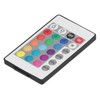 LED Round Lamp RGBW 24Key Remote Control 16Color Dimmable 4Mode