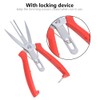 Oumefar Garden Scissors, Stainless Steel Pruning Shears Double Mouth Scissors