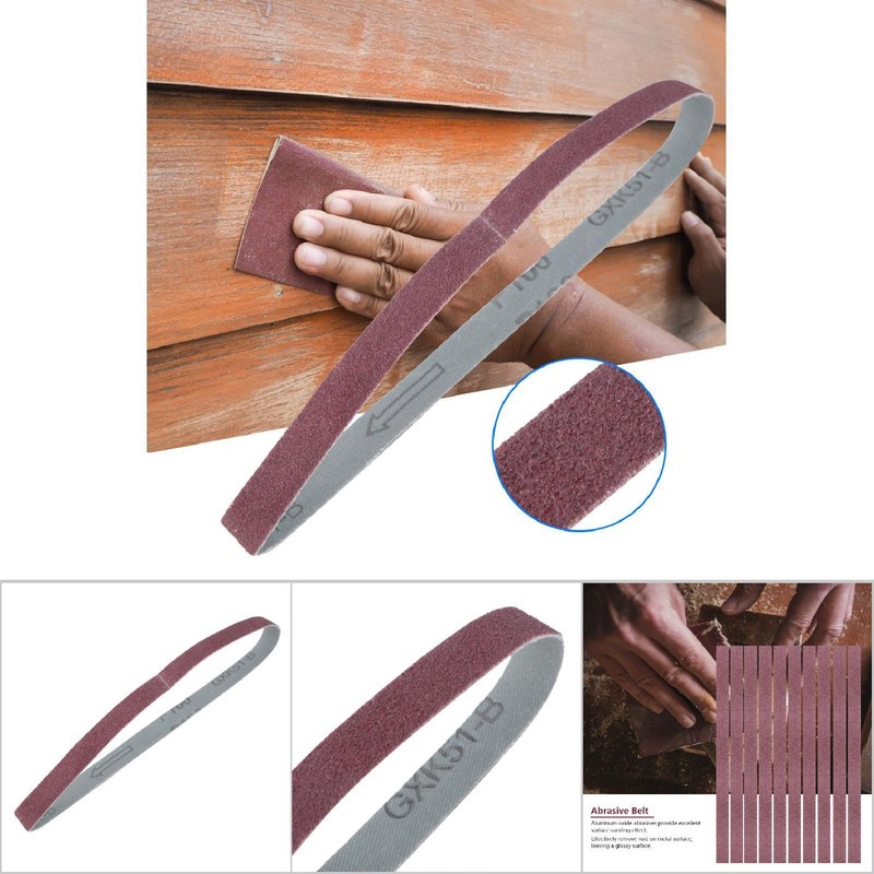 10 x 452mm x 15mm Sanding Belt Replacement for Belt