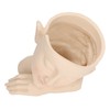 Face Flower Pot Sleeping Girl High Density Resin Drainage Hole
