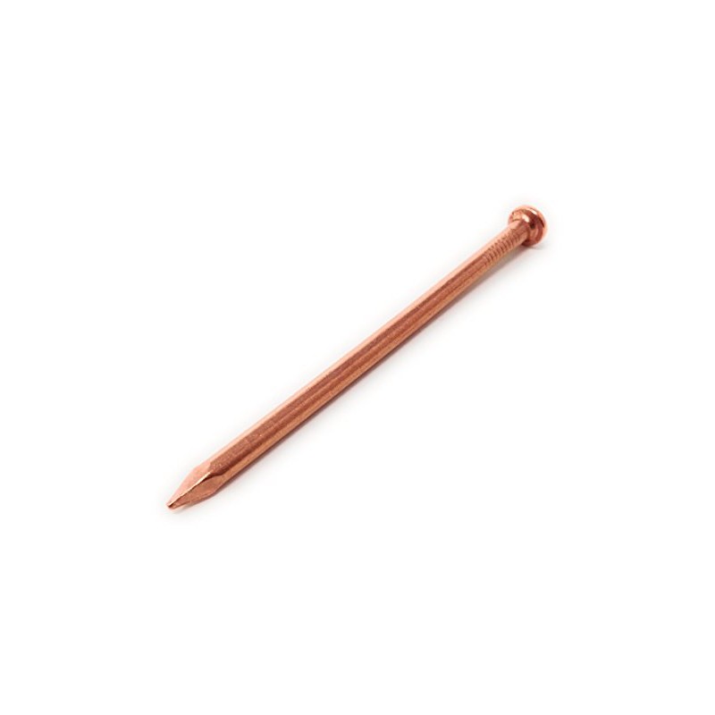 5 Inch Copper Nails - Pack of 10 Large Solid