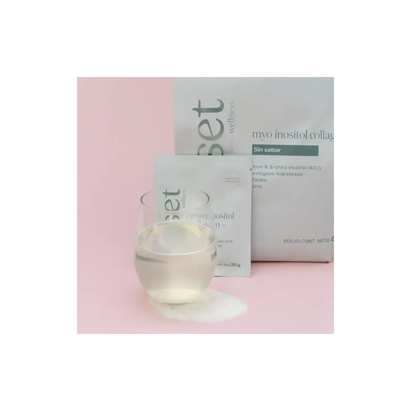 Reset Myo Inositol Collagen+ Sin Sabor En Sachets Caja C/15