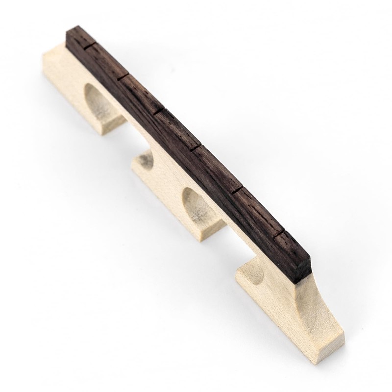 6 String Banjo Bridge 3 Legged Banjo Parts Maple Ebony