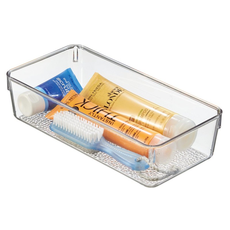 InterDesign Rain Grand Tray 2, Clear