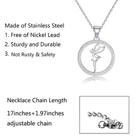 BNQL Faith Trust and Pixie Dust Bracelet Fairy Tale Jewelry Birthday Gifts for Her (faith necklace card)