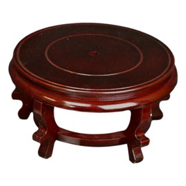 Wooden Fishbowl Display Vase Pot Planter Stand Plant Pot Display Stand (12.50)