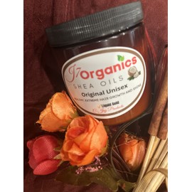 J7 Organics Original Unisex Shea Oil Large (Large, 8oz)