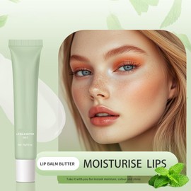 Easilydays Mint Lip Butter, Sheer Tinted, Deep Nourishing Plant-Based Vegan Chapstick, Instant Moisture, Shine and HydrationSoothing Lip Care, Lip Balm for Dry, Cracked and Chapped Lips, #2 Mint