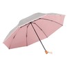 LIEBEN-0585 Men's and Women's UV Protection, Sun or Rain, Large