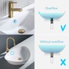 KAIYING Pop Up Drain, Bathroom Sink Drain Stopper with Overflow,