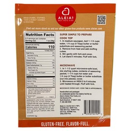 Aleia’s Gluten Free Cook Top Stuffing Mix – Seasoned Vegetable, 5.5oz (2 Pack) – Ready in 5 Minutes – Flavorful Stuffing for Gluten-Free Recipes