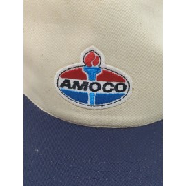 Amoco Collectible Amoco Snapback Hat Adjustable Cap Patch Oil Company  -J
