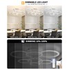 SEABLE Modern LED Ceiling Light Dimmable Ceiling Light Fixtures with
