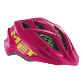 MET Fahrradhelm Crackerjack, Pink/Green, 52-57 cm