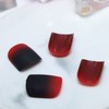 Cimenexe Red Press on Square Nails Gradient Artificial Nails Short