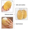Esponjas de Baño Exfoliantes MALUGOGO de Celda Hexagonal 2 Piezas
