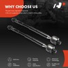 A-Premium 2 x Front Inner Tie Rod Ends, Compatible with