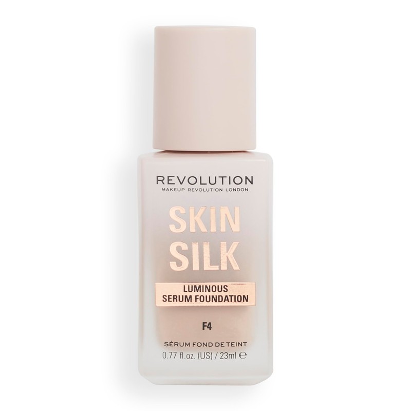Makeup Revolution, Skin Silk Serum Foundation, Light to Medium Coverage,