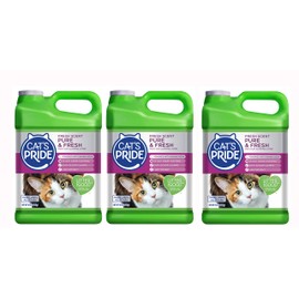 Cat's Pride Fresh Scent Pure & Fresh Multi-Cat Clumping Litter, 10-Pound Jug, Pack of 3 (C47510-C40)