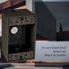 TayMac SD350Z Weatherproof Box, 1-Gang, (3) 1/2-Inch Outlets, Deep, Bronze