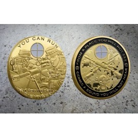 U S ARMY SNIPER "ONE SHOT*ONE KILL" Challenge Coin  82nd Airborne