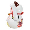 Japanese Lucky Charm White Beckoning Cat Maneki Neko With Waving