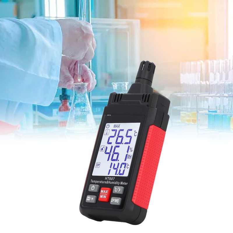 Handheld Temperature Humidity Meter High Accuracy ABS Hygrometer Thermometer Temp