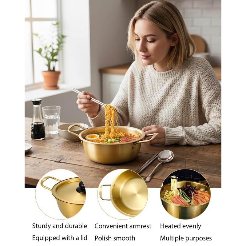 Korean Ramen Cooking Pot, Korean Noodle Pot Ramen Cooking Pots