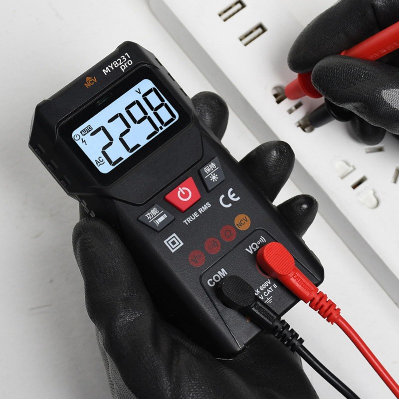 ABS Smart Multimeter, 4000 Counts Automatic Identification Digital Multimeter Anti