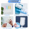 4 cepillos para biberones + 4 cepillos para tetinas, esponja,