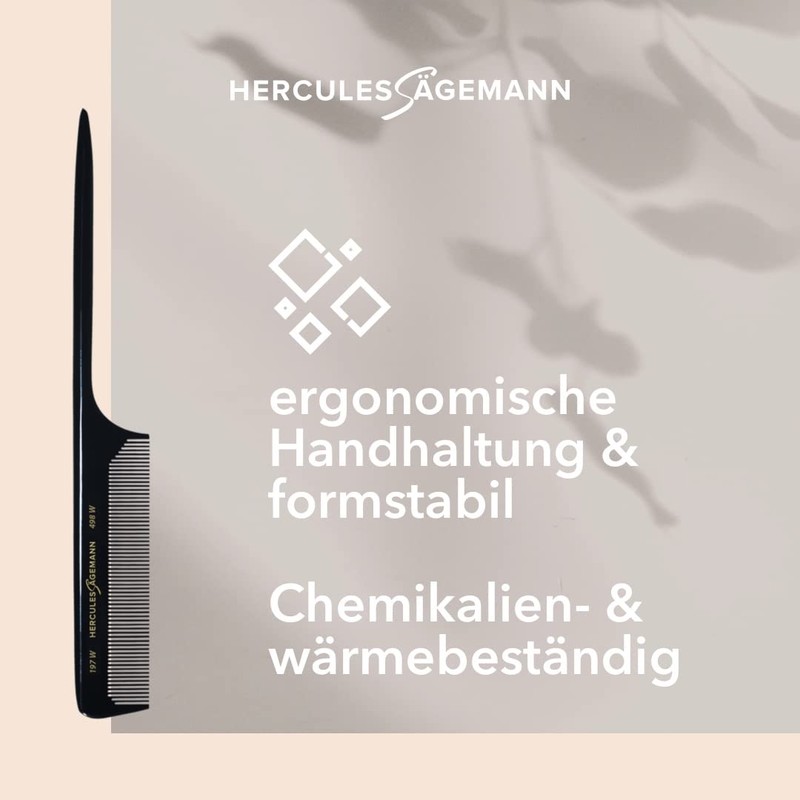 Hercules Sägemann NYH Stielkamm 197/W8.5 498/W, 1er Pack (1 x