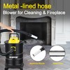 SIPPON Ash Vacuum Cleaner, Pellet Stove Vacuum Cleaner with Wheeled