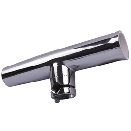 Tournament Style Stainless Steel Fishing Rod Holder Clamp on for Rails to 1"-1/4", Rail Mount Rod Holder.