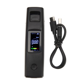 Portable Alcohol Tester with LED Screen 200mah 3 Colors Indicating Accuracy Breath Alcohol Detector for Driving