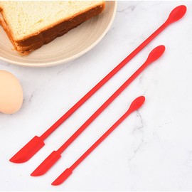 Espátula para frascos, 6 mini espátulas de última gota, reutilizables, de doble punta, para cocina y belleza (6)