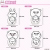 [Bear Heart] Smartphone Ring, YOSISTAMP, LINE Stamp, Character Smartphone Ring,