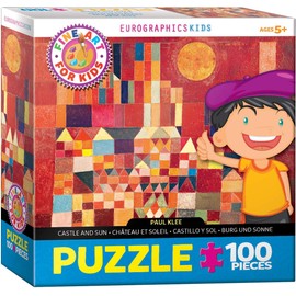 EuroGraphics Castle and Sun by Paul Klee 100-Piece Puzzle, Multi