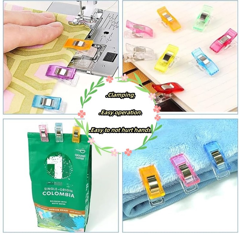 Jindi 60PCS Sewing Clip, Universal Quilting Clip Color Quilting Needle