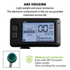 Dpofirs Electric Bicycle LCD Display Meter, Multi Information Display, Universal