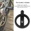 Handwheel 125mm OD 12mm Bore Foldable Handle Plastic Hand Wheel