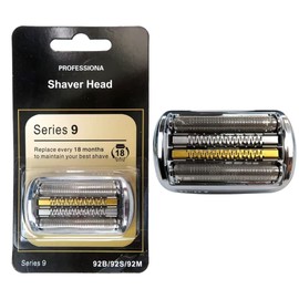Series 9 Pro 92S 92M/94M Replacement Foil and Cutter Head Shaving Head for Br-aun9040s, 9080cc, 9093s, 9095cc, 9240s, 9242s, 9260s, 9280cc, 9290cc, 9291cc, 9292cc(Gold and Black) by BLUE ELF