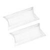 Ultnice Pack of 50 Clear Pillow Shape Gift Boxes Candy