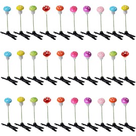 30 Pcs Bean Sprout Hair Clips Mixed Style Plant Hairpins Flower Plant Hair Clip Little Grass Barrette Butterfly Headwear Hair Accessories for Women Girl School Home Party Christmas