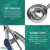 Millvado 3 Pack Stainless Steel Ice Cream and Cookie Scoops