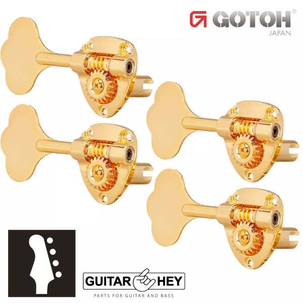 GOTOH NEW Gotoh GB11W 4 in Line Bass Tuners Tuning